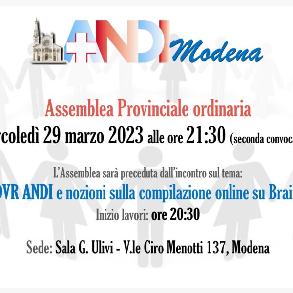 Assemblea ordinaria ANDI Modena 2023
